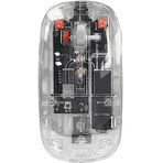 Dexim Wireless 2.4Ghz & Bluetooth Kablosuz Şarj Edilebilir Şeffaf Sessiz Mouse