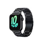 Dexmon Apple Watch 10 46mm - 6 7 8 9 SE Ultra Uyumlu 42 44 45 49mm Paslanmaz Çelik Metal Kordon