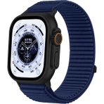 Dexmon Apple Watch 11-10 42MM 5 6 7 8 9 Se Uyumlu 38/40/41MM Uyumlu Hasır Örgü Cırtlı Spor Kumaş Kordon - Lacivert - Watch 11-10 42mm 5 6 7 8 9 Se 38/40/41mm