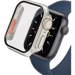 Dexmon Apple Watch 41 mm Kasa ve Ekran Koruyucu Watch Ultra Görünümlü Sert Pc Fit Kalıp - Gümüş