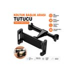 Dexmon Araç İçi Koltuk Başlık Arası 360° Dönebilen Telefon & Tablet Tutucu 4.7-12.9 İnç Tüm Araçlara Uyumlu