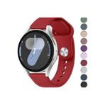 Dexmon Galaxy Watch 4/5/6/7/FE/40/44 Classic 42/43/46/47mm Uyumlu 20mm Soft Silikon Kordon