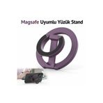 Dexmon MagSafe Uyumlu Manyetik Yüzük Stand Telefon Tutucu 360° Dönebilen Katlanabilir Metal Ring Stand
