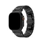 Dexmon Watch 11 10 46 mm 6 7 8 SE Ultra Uyumlu 42 44 45 49 mm Paslanmaz Çelik Metal Baklalı Kordon
