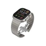 Dexmon Watch 11-10 46mm 6 7 8 Se Ultra Uyumlu 42 44 45 49mm Titanyum Çelik Paslanmaz Kordon