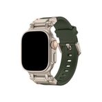 Dexmon Watch 11 10 46mm 9 8 7 6 Se Ultra Uyumlu 49-46-45-44-42 mm Metal Pimli Tokalı Premium Silikon Kordon