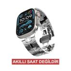 Dexmon Watch 11 10 9 8 7 6 SE Ultra Uyumlu 42 44 45 46 49mm Titanyum Metal Paslanmaz Çelik Kordon Kayış