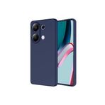 Dexmon Xiaomi İle Uyumlu Redmi Note 13 Pro 4G Uyumlu Ekran Koruyucu + Kılıf İçi Kadife 3D Kamera KorumaIı Kapak, Lacivert