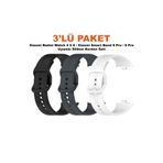 Dexmon Xiaomi Redmi Watch 4 / 5 / 6 – Xiaomi Smart Band 8 Pro / 9 Pro Uyumlu 3’lü Paket Silikon Kordon Seti