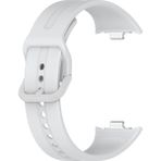Dexmon Xiaomi Redmi Watch 4 5 6 / Xiaomi Smart Band 9 Pro 8 Pro Uyumlu Tokalı Çizgi Desenli Silikon Kordon - Açık Gri