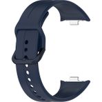 Dexmon Xiaomi Redmi Watch 4 5 6 / Xiaomi Smart Band 9 Pro 8 Pro Uyumlu Tokalı Çizgi Desenli Silikon Kordon - Lacivert