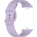 Dexmon Xiaomi Redmi Watch 4 5 6 / Xiaomi Smart Band 9 Pro 8 Pro Uyumlu Tokalı Çizgi Desenli Silikon Kordon - Lila - Smart Band 9 Pro / 8 Pro
