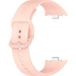 Dexmon Xiaomi Redmi Watch 4 5 6 / Xiaomi Smart Band 9 Pro 8 Pro Uyumlu Tokalı Çizgi Desenli Silikon Kordon - Pembe