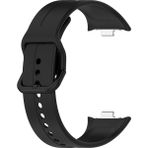 Dexmon Xiaomi Redmi Watch 4 5 6 / Xiaomi Smart Band 9 Pro 8 Pro Uyumlu Tokalı Çizgi Desenli Silikon Kordon - Siyah - Smart Band 9 Pro / 8 Pro