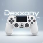 Dexxony Beyaz Premium PlayStation4 / Ps4 ve Ps3 Uyumlu Kablosuz Oyun Kolu Bluetooth Gamepad