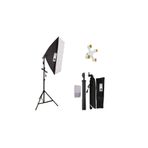 Deyatech Dyatech 50x70cm Softbox 4 Duylu Tekli Sürekli Işık Seti 50x70 4 Duylu Softbox Foto Video Işık