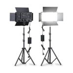 Deyatech Pro LED 800 Video Çekim Işığı Çift Bataryalı LED Aydınlatma Işık (3m Kalın Işık Ayağıyla)