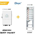 Deye High Voltage 25 Kwh Hibrit Paketi