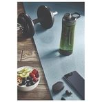 Deyhome 730 ml Şeffaf Spor Su Matarası Suluk 5PP Gıda Uyumlu Plastik Okul Ofis Spor Kullanımına Uygun Su Şişesi (Yeşil)
