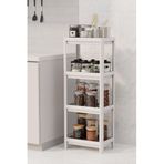 Deyhome Banyo Raf Ünitesi – Duvar Tipi Banyo Düzenleyici Raf, Şampuanlık, Havluluk ve Banyo Dolap Raf Sistemi, Modern Banyo Organizer (Beyaz3)