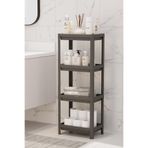Deyhome Banyo Raf Ünitesi – Duvar Tipi Banyo Düzenleyici Raf, Şampuanlık, Havluluk ve Banyo Dolap Raf Sistemi, Modern Banyo Organizer (Siyah3576)