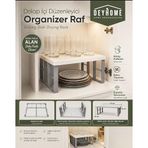 Deyhome Dolap İçi Düzenleyici Organizer Raf 31x28x16 cm – Katlanabilir Mutfak Dolap Rafı | Tabak, Bardak, Kupa ve Mutfak Eşyası Düzenleme Standı