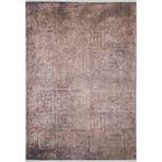 Dezful Kahverengi Makinada Yıkanabilir Kaymaz Taban Dijital Makine Baskı Salon Halı-I-Haln-HLN1851-300x400