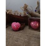 Dezi Küçük Gül - Kalp Şekilli Yüzen Mum, Vazo Için Yüzen Mum, Kokusuz Yüzen Mum 3'lü Set - Pembe