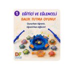 DF Toys Eğitici Mıknatıslı Balık Tutma Oyunu - 3+ Yaş - Zeka ve Motor Gelişim Oyuncağı