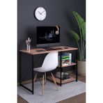 DF09103AC 120cm Raflı Çalışma Masası Bilgisayar Masası Ofis Ders Masası - Atlantik Çam