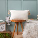 Dfn Home Boho Jut Püsküllü Kırlent , 30X50