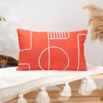Dfn Home Fıeld Kırlent , Kırmızı, 30X50