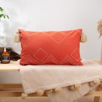 Dfn Home Tıle Kırlent, Kırmızı