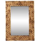 Dfn Wood Dekoratif Duvar Salon Aynası, 100X60