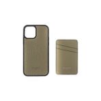 D'Fonce Haki Erkek Deri Kartlık-Telefon Kılıfı Tk MODEL SET 9