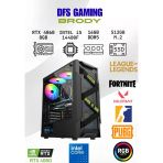 Dfs Gaming Brody Intel İ5 14400F-H610m Ddr5-Rtx 4060-16Gb Ddr5 Ram-512Gb Nvme M.2 Ssd-Oyuncu Bilgisayarı