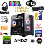 Dfs Gaming Eco 66X Ryzen 5 5600X-B550m-Rtx 5060 8Gb-16Gb Ram-512Gb M.2-Sıvı Soğutmalı-Oyuncu Bilgisayarı