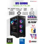 DFS Gaming VOLATILE Intel Core i7 14700KF-B760M-A-RTX 5070TI-32GB DDR5 RAM-1TB M.2 SSD-MASASÜSTÜ OYUNCU BİLGİSAYARI