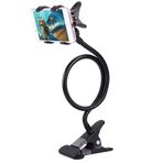 DFVmobile - Telefon Kelepçe & Danışma Clip Esnek Metal Uzun Kol Tembel Parantez Tutucu. Çok Fonksiyonlu: Masaüstü, Headboard, Araba, Kanepe yatak. için tasarlanmış Nokia 8310 - Siyah