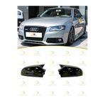 DG Power Audi A4 B8 2009 - 2014 Batman Yarasa Ayna Kapağı Parlak Siyah ABS Plastik Seti
