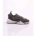 Dgn 0392 Kadin Arkasi Yazili Spor Ayakkabi - Platin Likra