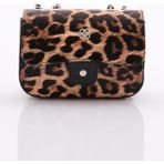 DGN 046 Leopar Kadın Fermuarlı Çanta