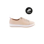 DGN 1020-22Y Krem Kadın Bağcıklı Comfort Ayakkabı