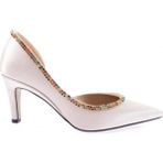 DGN 1328 Kadın Transparan Detaylı Topuklu Stiletto