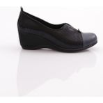Dgn 2331 Kadin Lastik Detayli Dolgu Taban Comfort Ayakkabi - Lacivert
