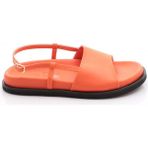 DGN 3015 Oranj Kadın Kalın Bantlı Sandalet