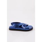 Dgn 3040 Kadin Çapraz Bantli Sandalet - Saks