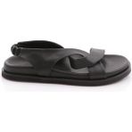 DGN 3040 Kadin Çapraz Bantli Sandalet - Siyah
