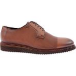 DGN 3417 Erkek Eva Taban Bağcıklı Lazerli Oxford Ayakkabı - Taba Antik
