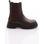 Dgn 5105 Kadin Strech Detayli Bot - Kahve
